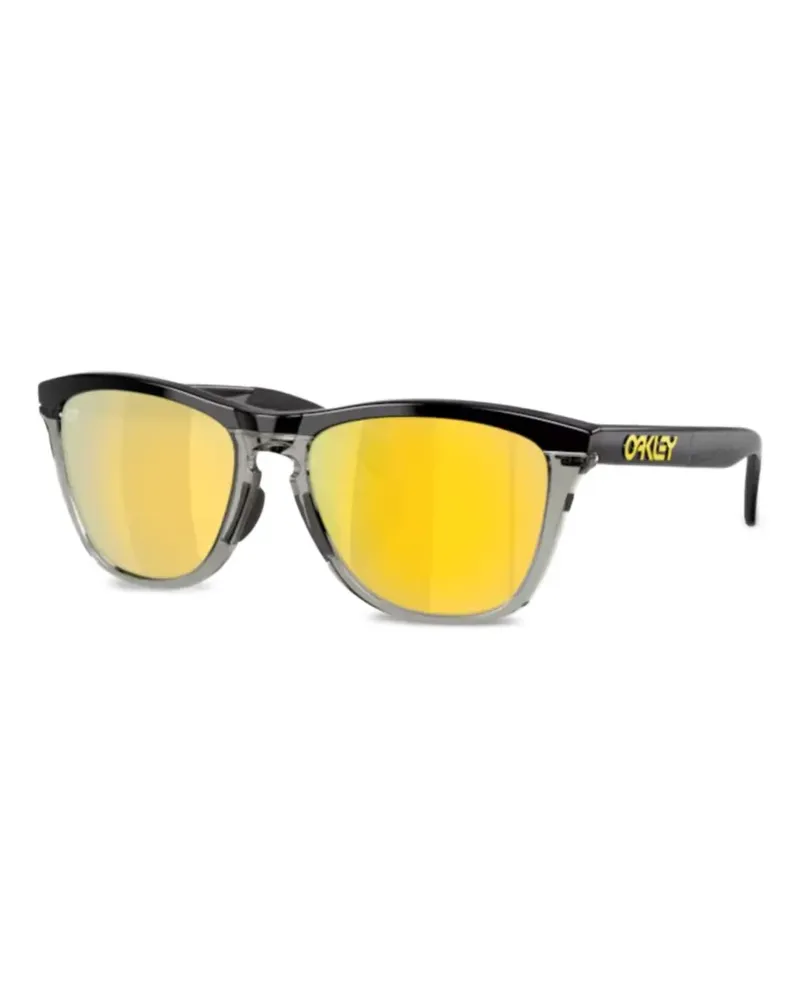 Oakley Sonnenbrille mit Logo-Print - Schwarz Schwarz