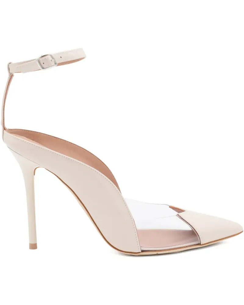 Malone Souliers Malia Pumps mit Knöchelriemen 100mm - Nude Nude