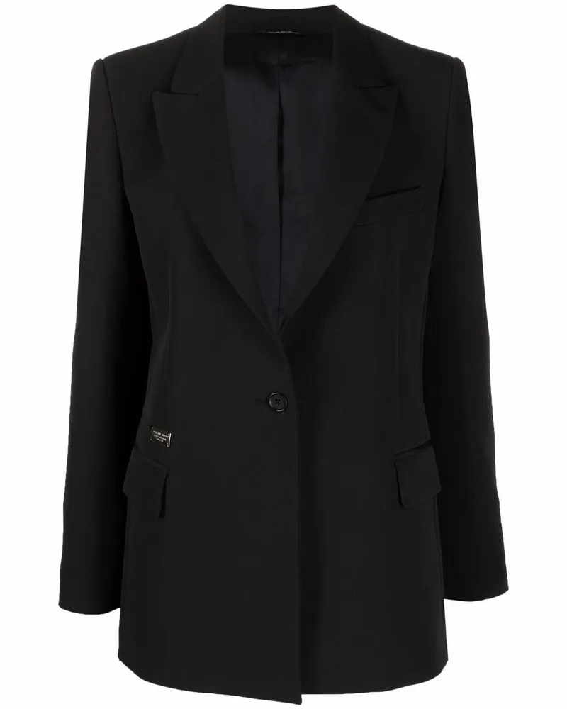 Philipp Plein Klassischer Blazer - Schwarz Schwarz