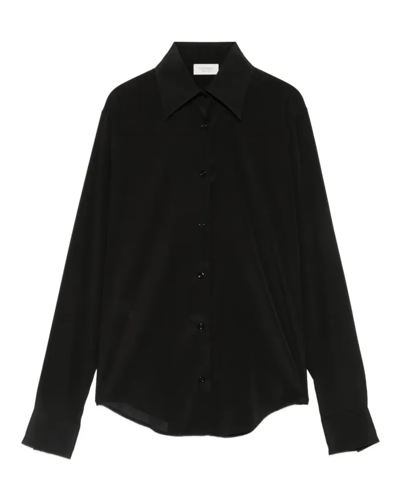 MAZZARELLI Gea long-sleeve button-up shirt - Schwarz Schwarz
