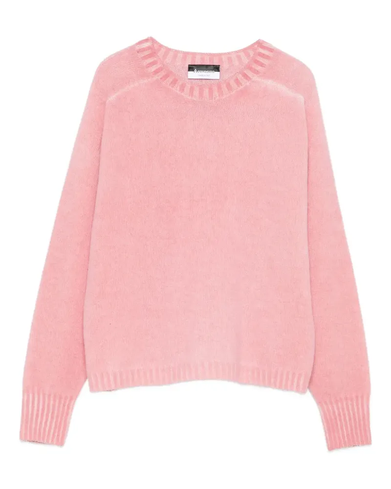 Arovescio Gerippter Strickpullover - Rosa Rosa