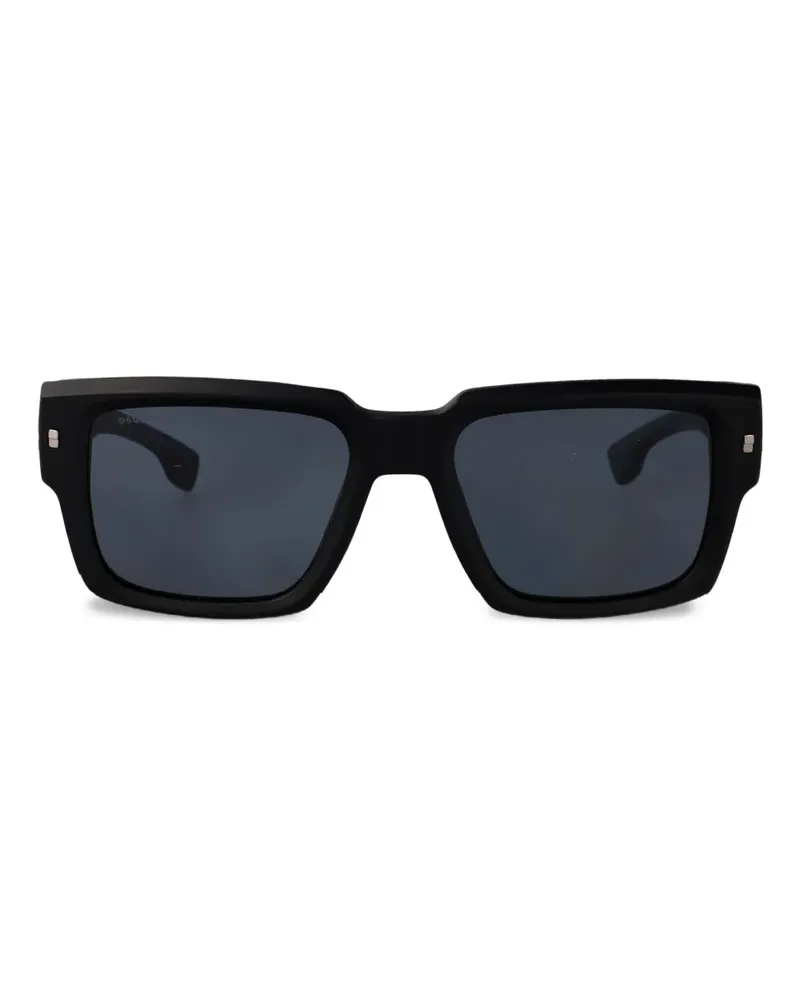 Dsquared2 Sonnenbrille mit eckigem Gestell - Schwarz Schwarz