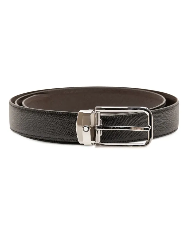 Montblanc Wendbarer Gürtel - Schwarz Schwarz