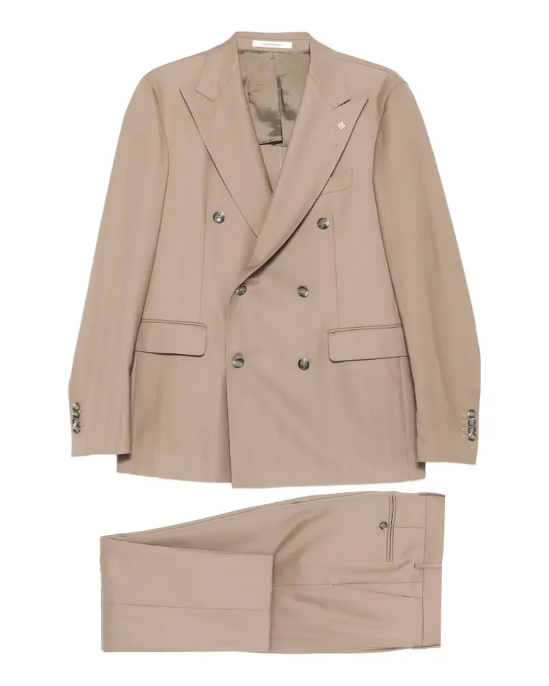 Tagliatore Doppelreihiger Anzug - Nude Nude