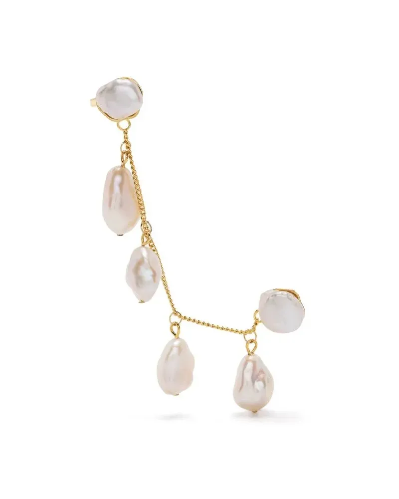 Cult Gaia Shanti Perlenohrringe - Weiß Weiß