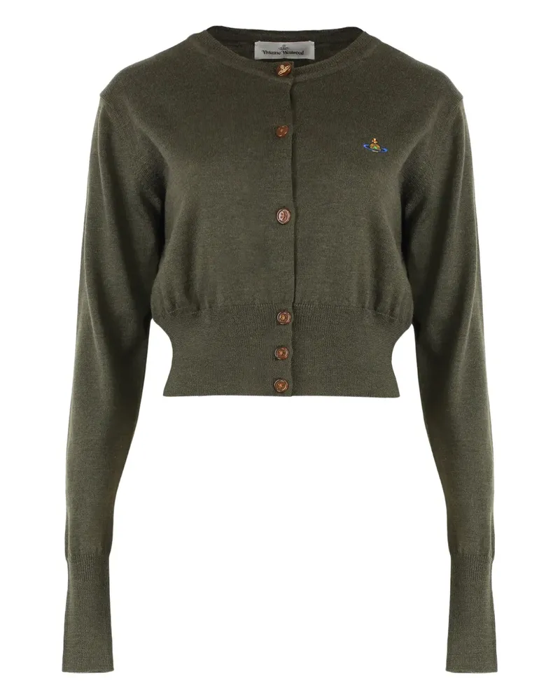 Vivienne Westwood Bea Cardigan mit Orb-Logo - Grün Grün