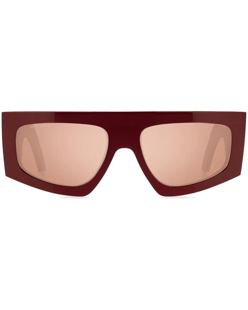 Etro screen Sonnenbrille mit eckigem Gestell - Rot Rot