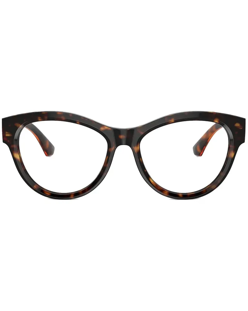 Burberry Brille mit rundem Gestell - Braun Braun