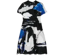 Kleid mit abstraktem Print