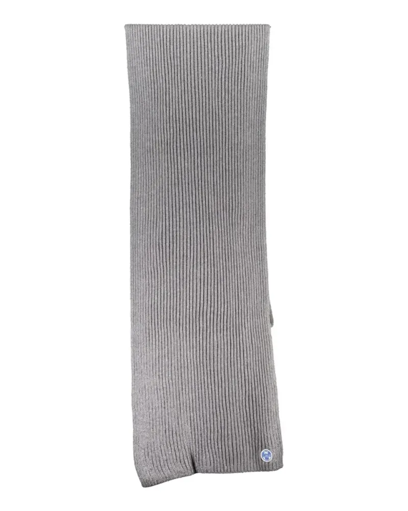 North Sails Gerippter Strickschal - Grau Grau
