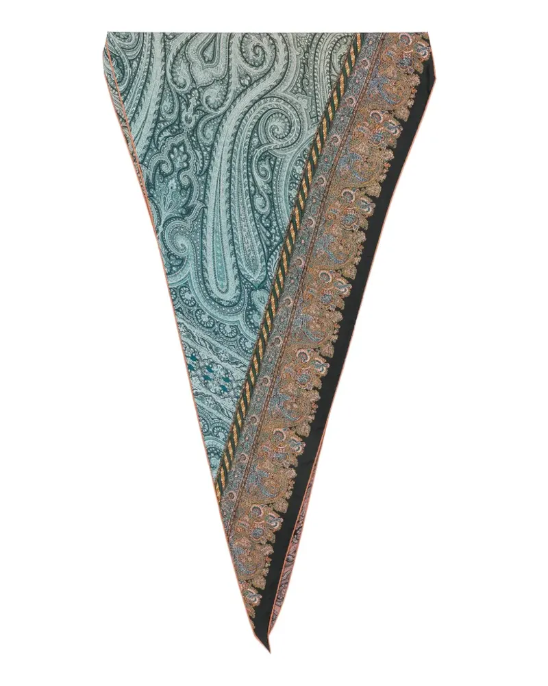 Pierre-Louis Mascia paisley-print scarf - Blau Blau