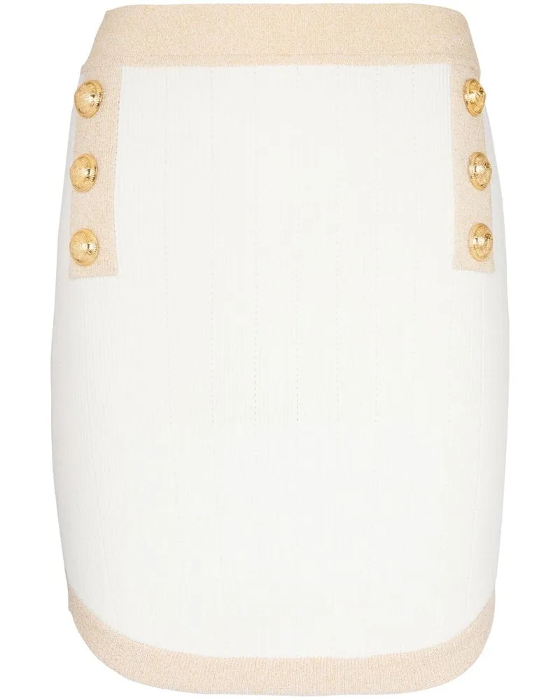 Balmain Rock mit Zierknöpfen - Nude Nude