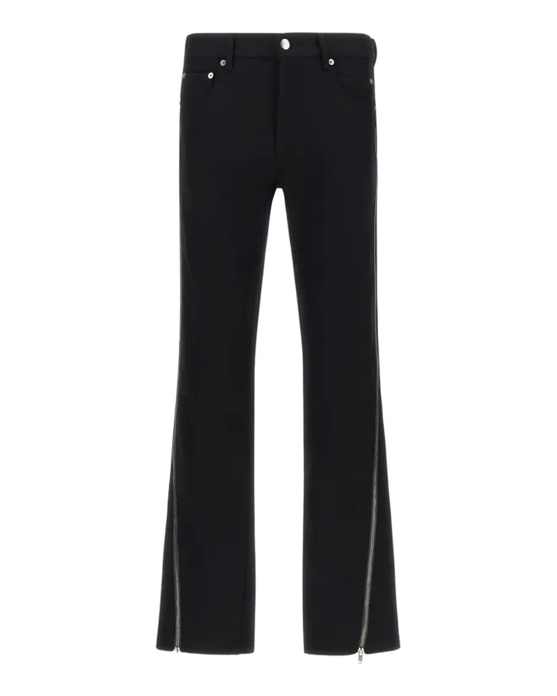 Rick Owens Vega Jeans mit Fischgrätenmuster - Schwarz Schwarz