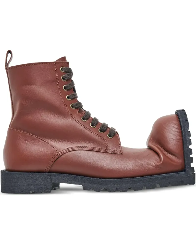 Comme des Garçons Stiefel mit Oversized-Kappe - Braun Braun