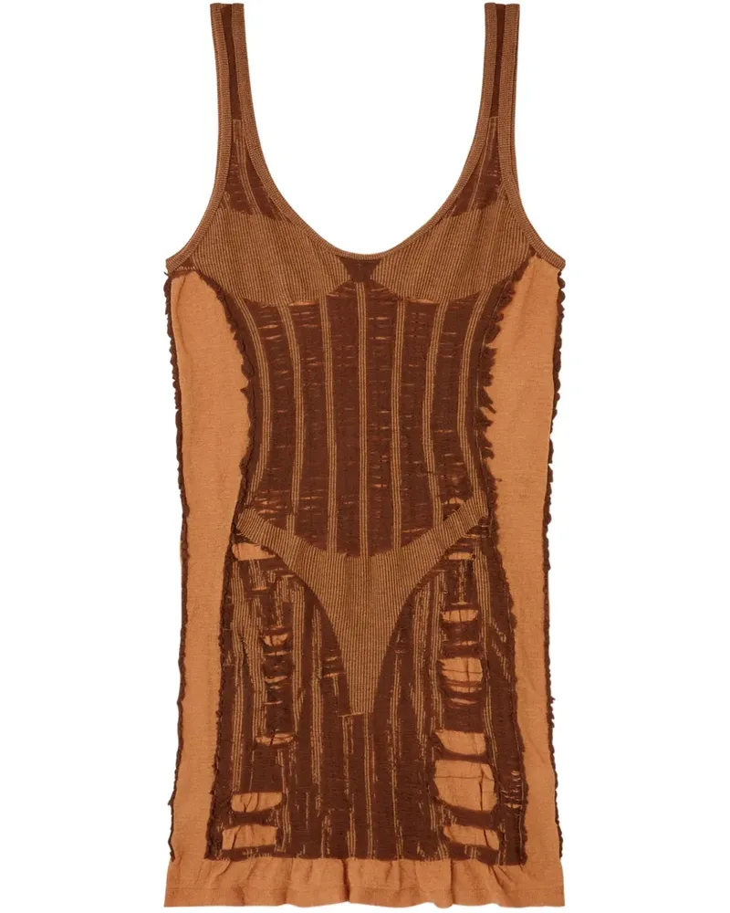 Diesel M-Calimera Minikleid - Braun Braun