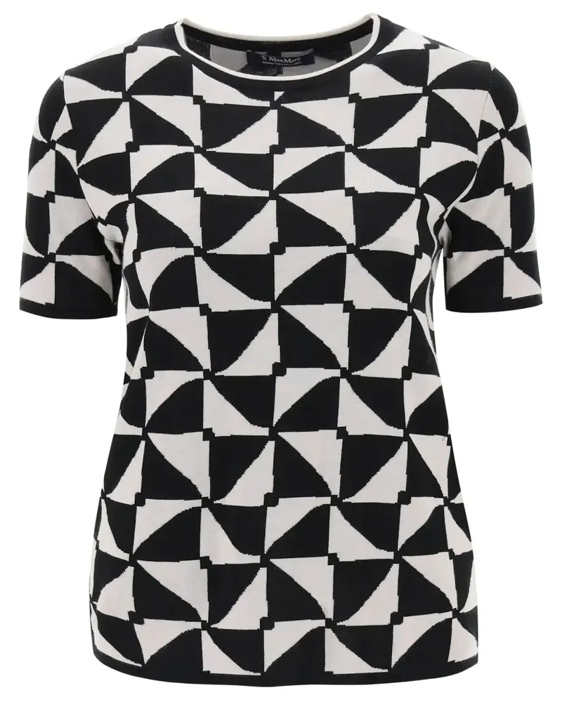 Max Mara Agrume T-Shirt - Schwarz Schwarz