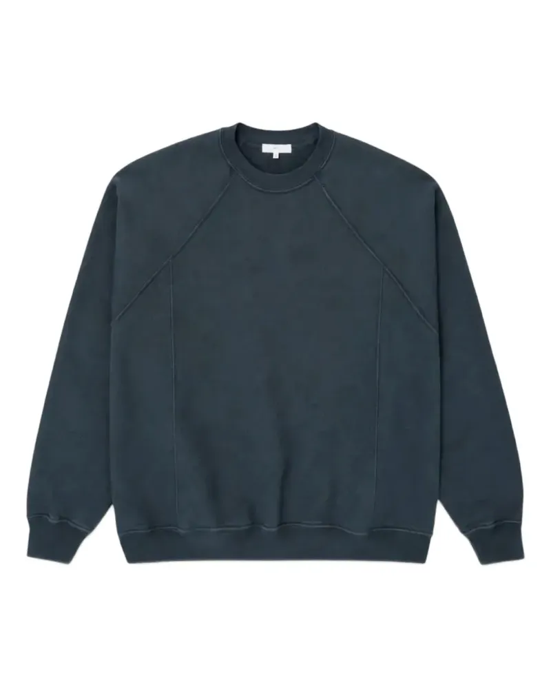 Lady White Co. Heavy Gusset Pullover mit Rundhalsausschnitt - Blau Blau