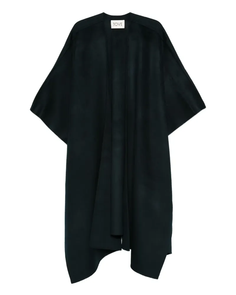 TOVE Delta Poncho - Blau Blau