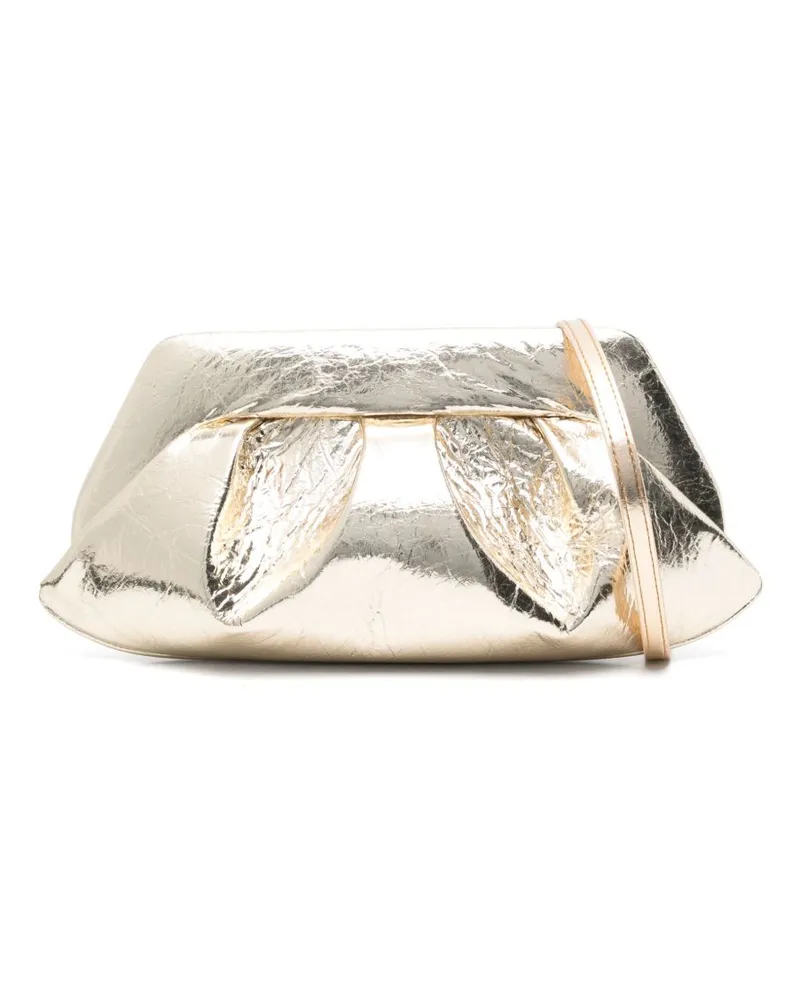 THEMOIRÈ Emera Pineapple Clutch - Gold Gold