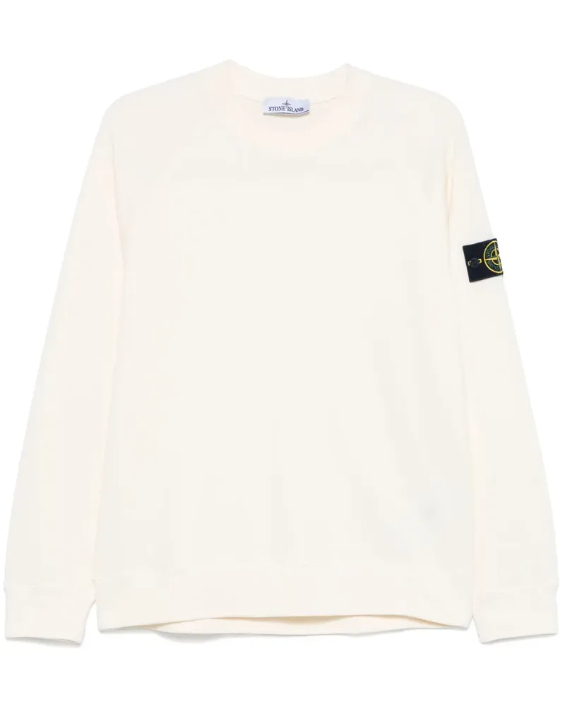 Stone Island Sweatshirt mit Kompass-Patch - Nude Nude