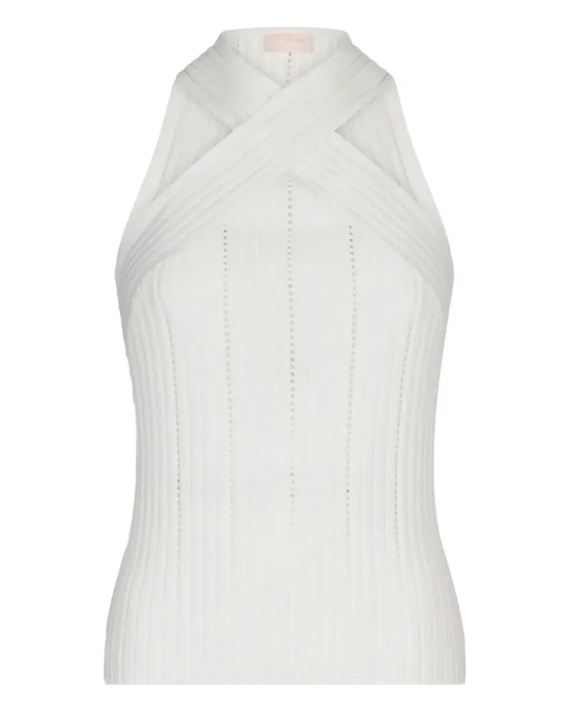 Liu Jo Gestricktes Oberteil - Weiß Weiß