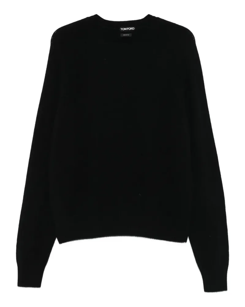 Tom Ford Kaschmirpullover mit Rundhalsausschnitt - Schwarz Schwarz