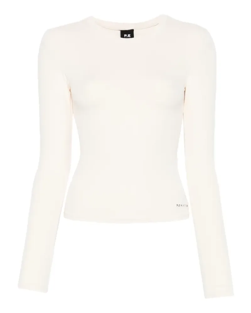P.E. NATION Foundation long-sleeve top - Nude Nude