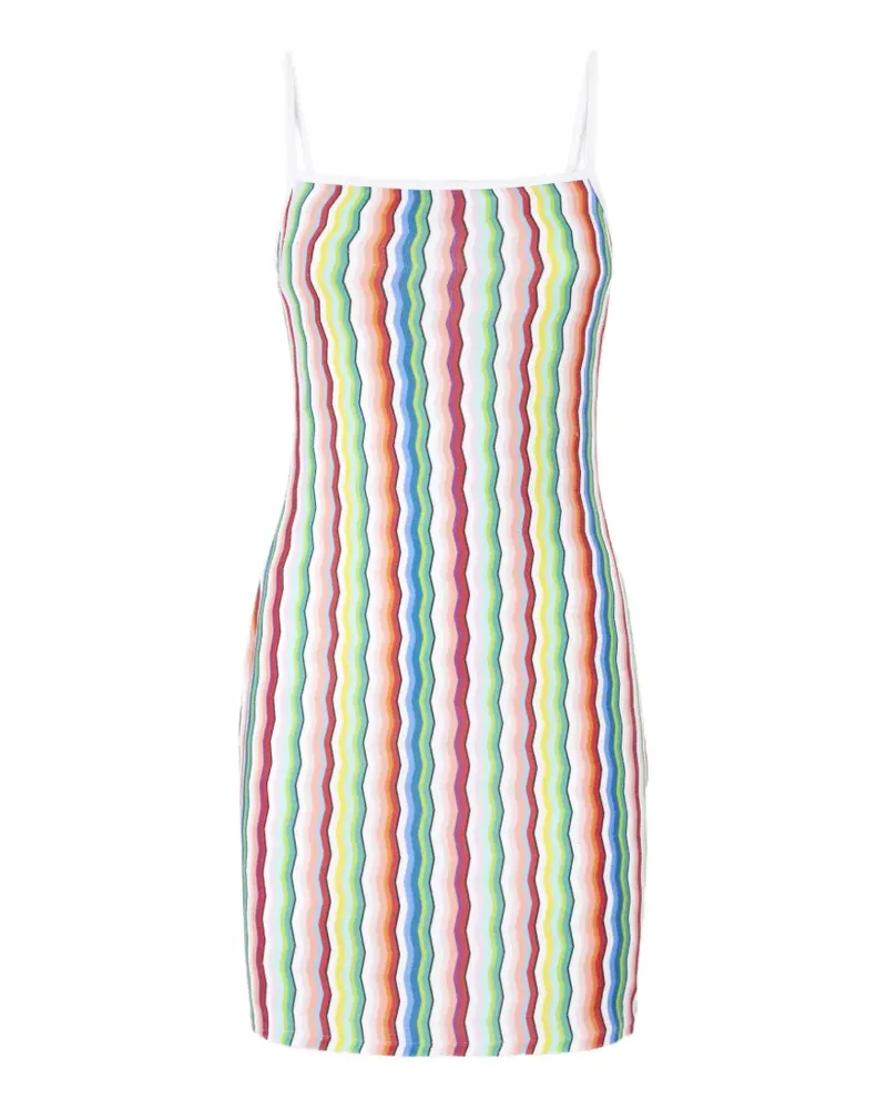 Missoni zigzag-pattern mini dress - Weiß Weiß