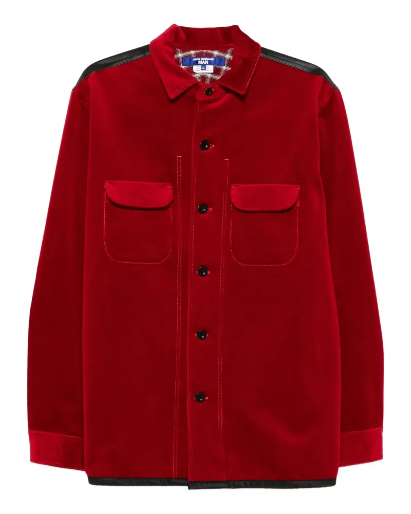 Junya Watanabe Hemdjacke mit Einsätzen - Rot Rot