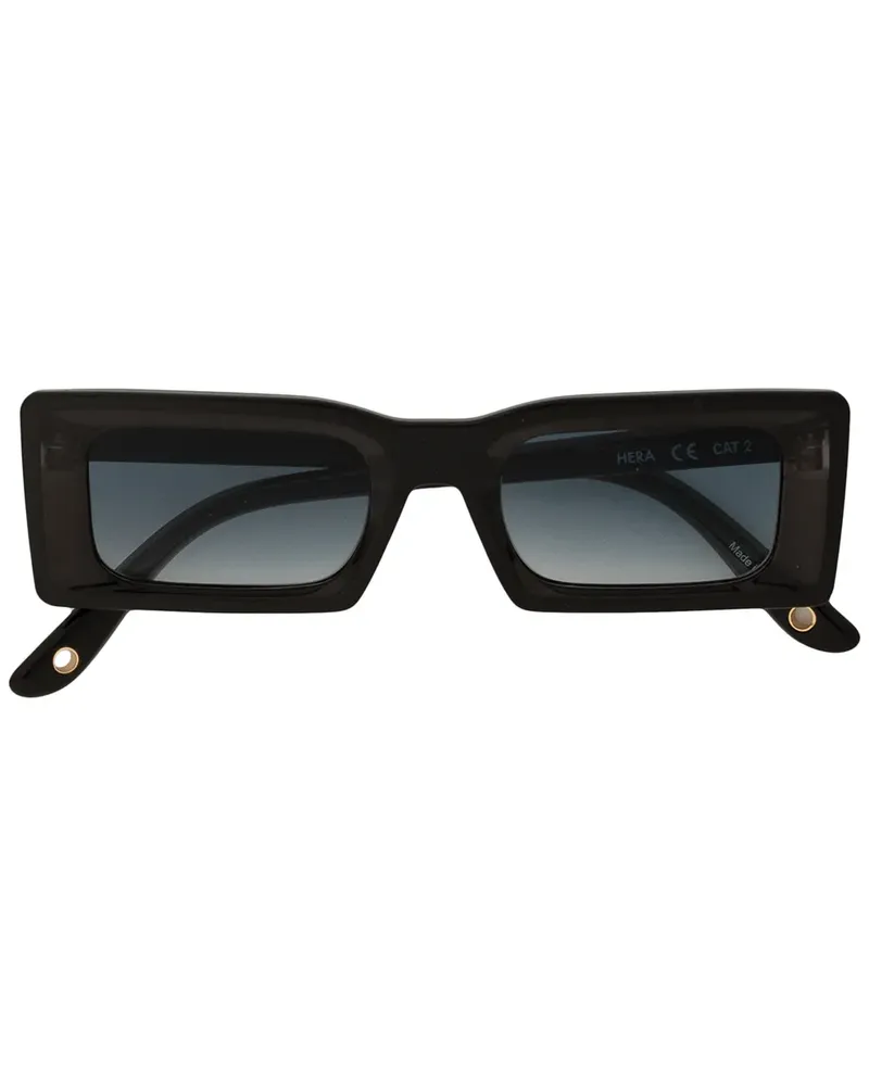 Cult Gaia Eckige Hera Sonnenbrille - Schwarz Schwarz