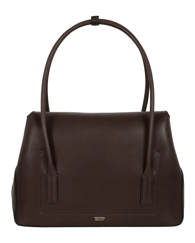 Tom Ford Handtasche aus Leder - Braun Braun
