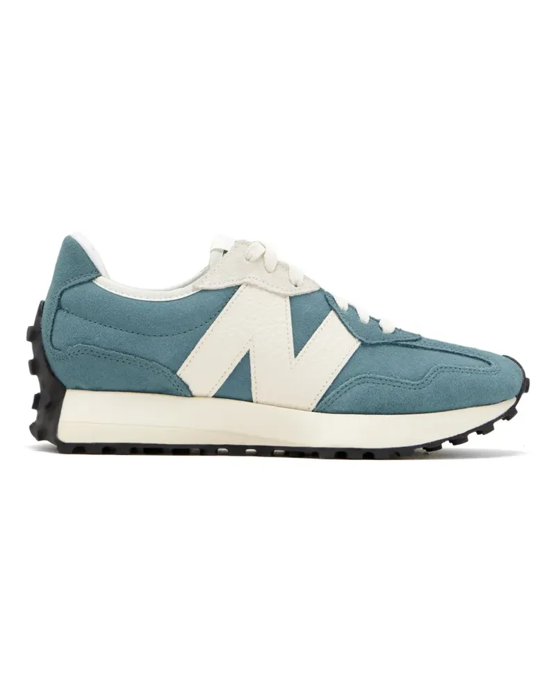 New Balance 327 suede panelled sneakers - Blau Blau