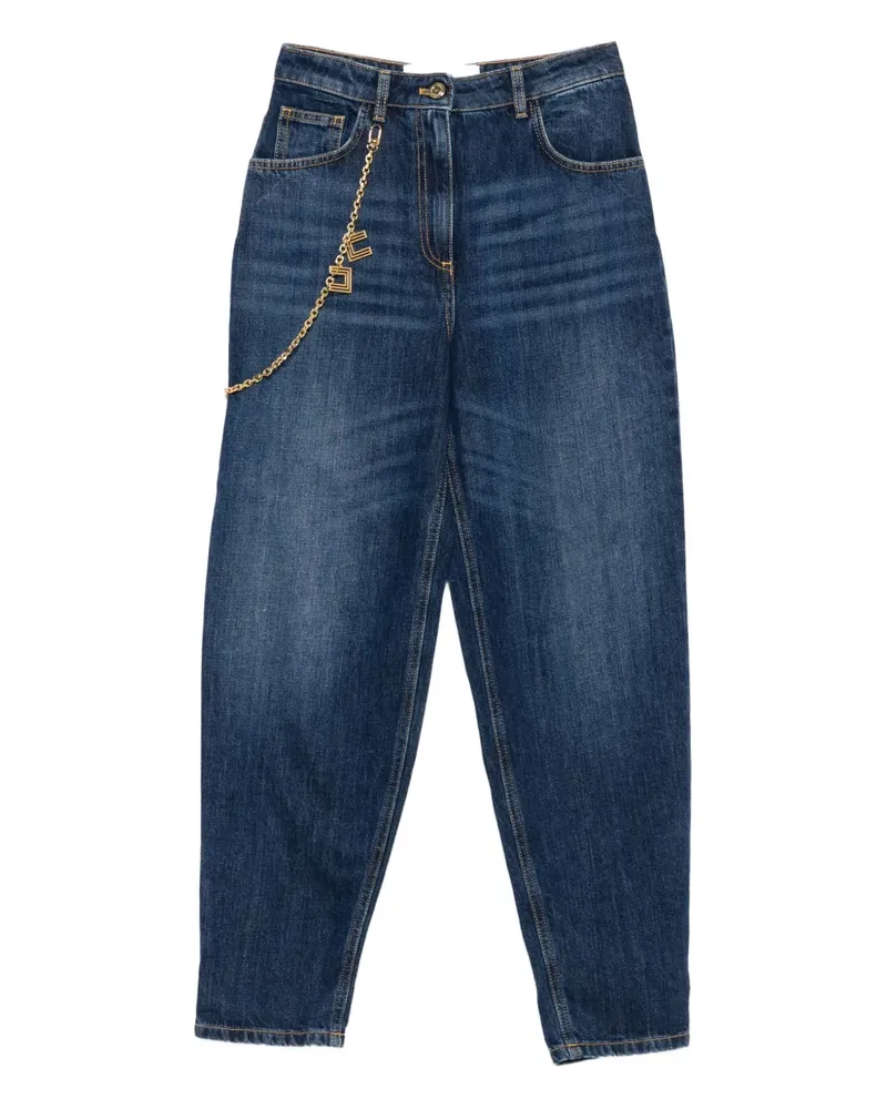 Elisabetta Franchi Jeans mit Kettendetail - Blau Blau