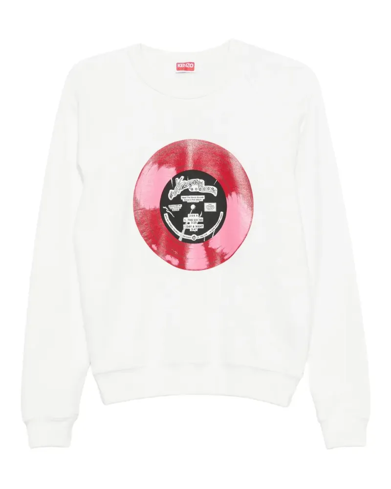 Kenzo Sounds Sweatshirt mit grafischem Print - Weiß Weiß