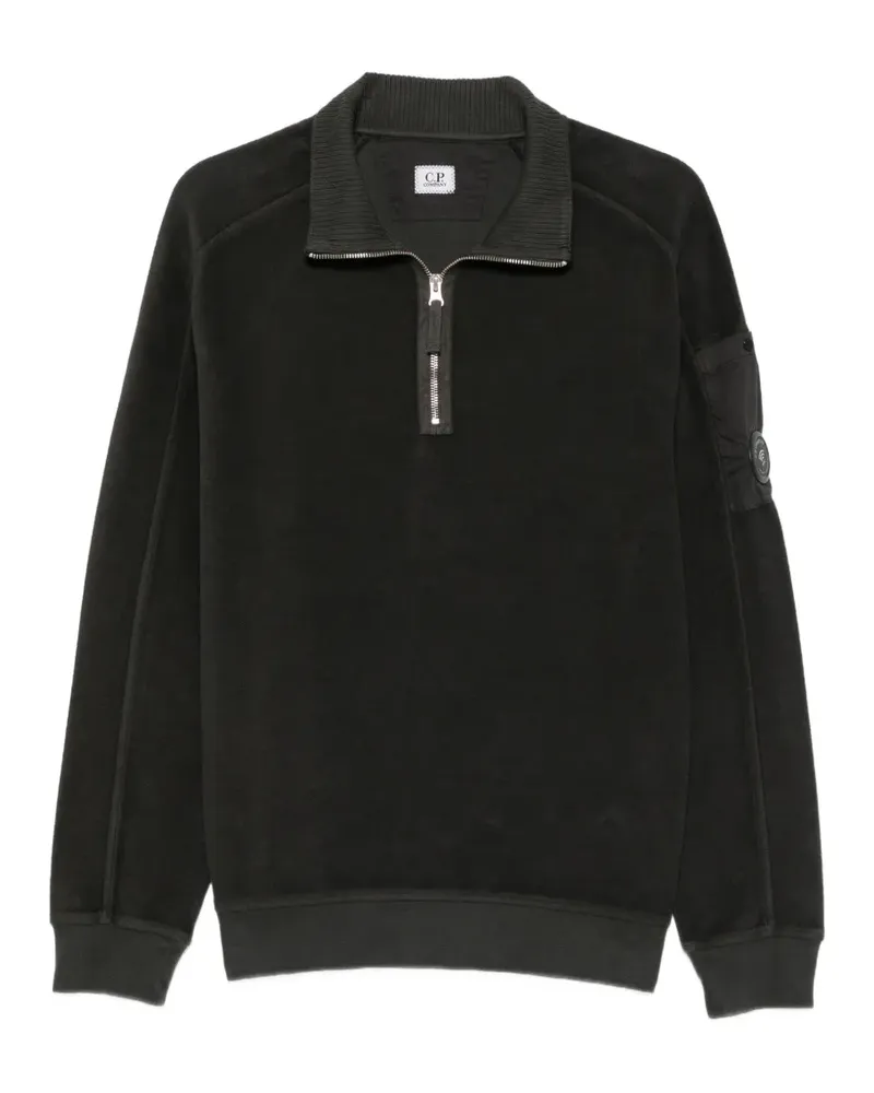 C.P. Company Pullover mit Linsen-Detail - Grün Grün