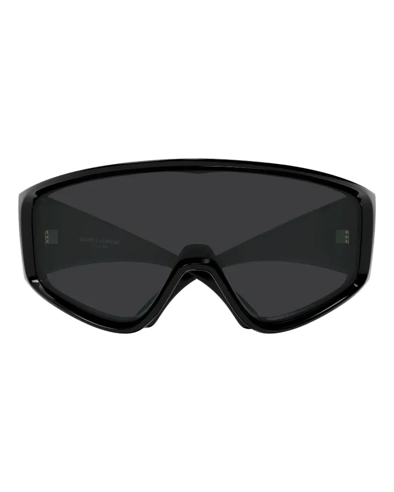 Saint Laurent SL 969 Sonnenbrille mit geometrischem Gestell - Schwarz Schwarz