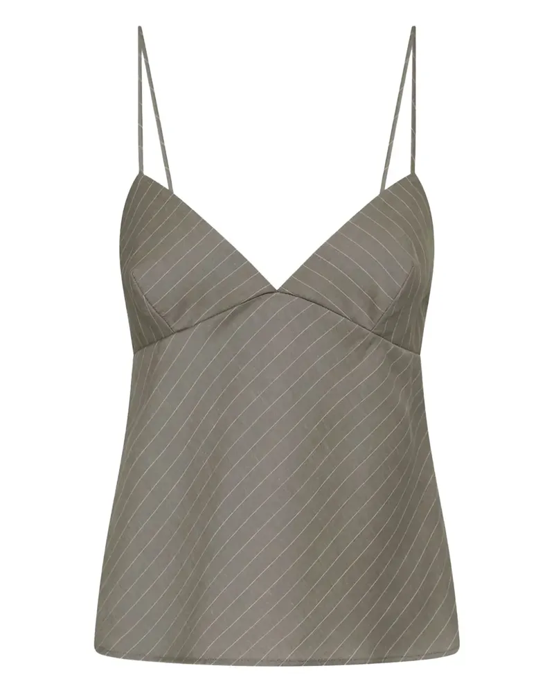 St. Agni Camisole-Top mit Nadelstreifen - Grau Grau