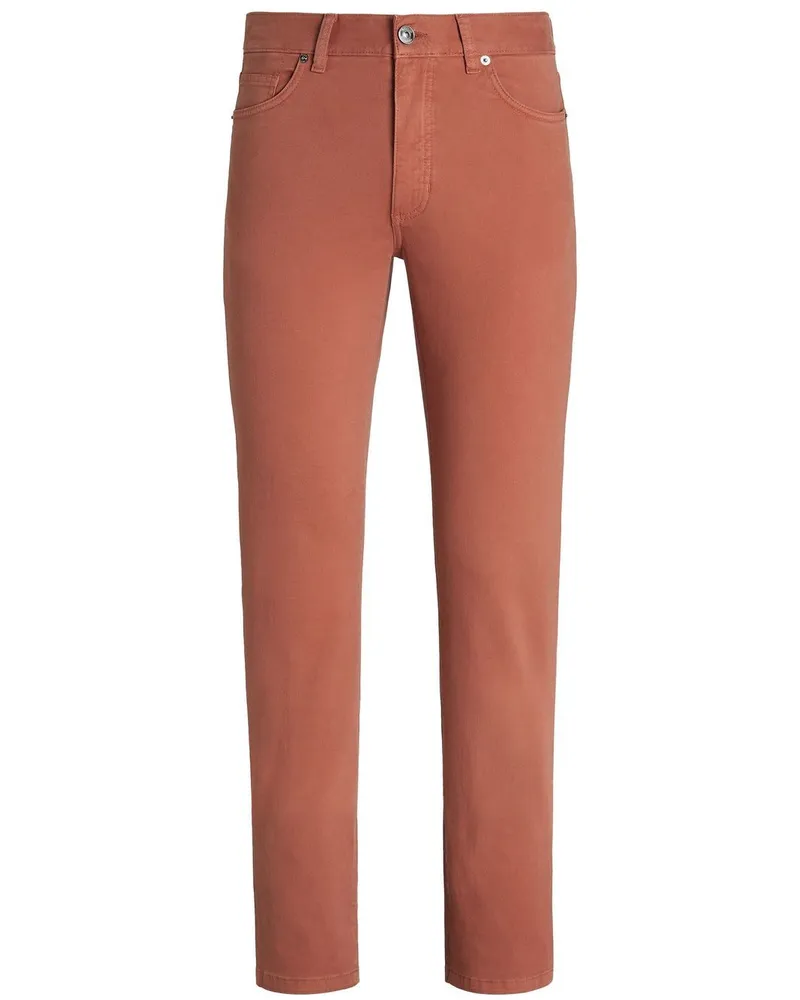 Ermenegildo Zegna Klassische Slim-Fit-Jeans - Orange Orange