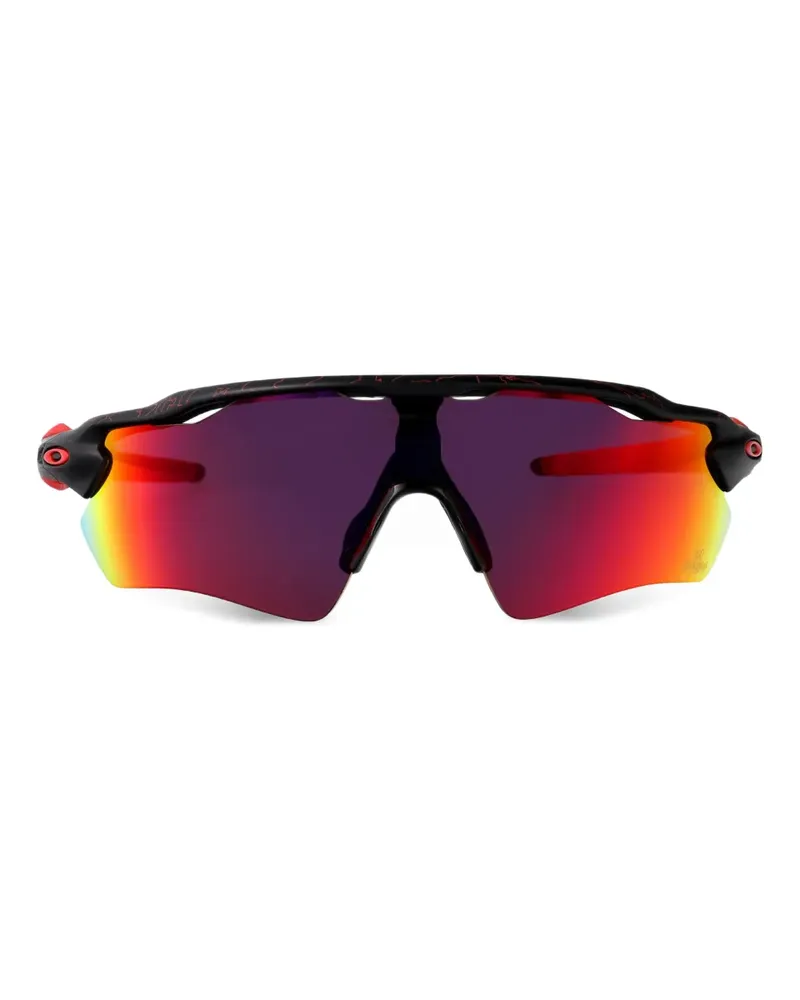 Oakley Radar Ev Path Sonnenbrille mit geometrischem Gestell - Schwarz Schwarz