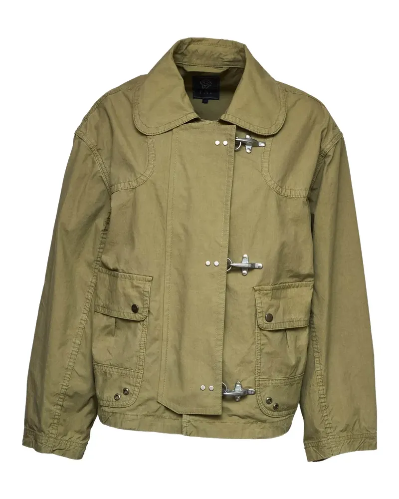 Fay hook-fastening pockets bomber jacket - Grün Grün