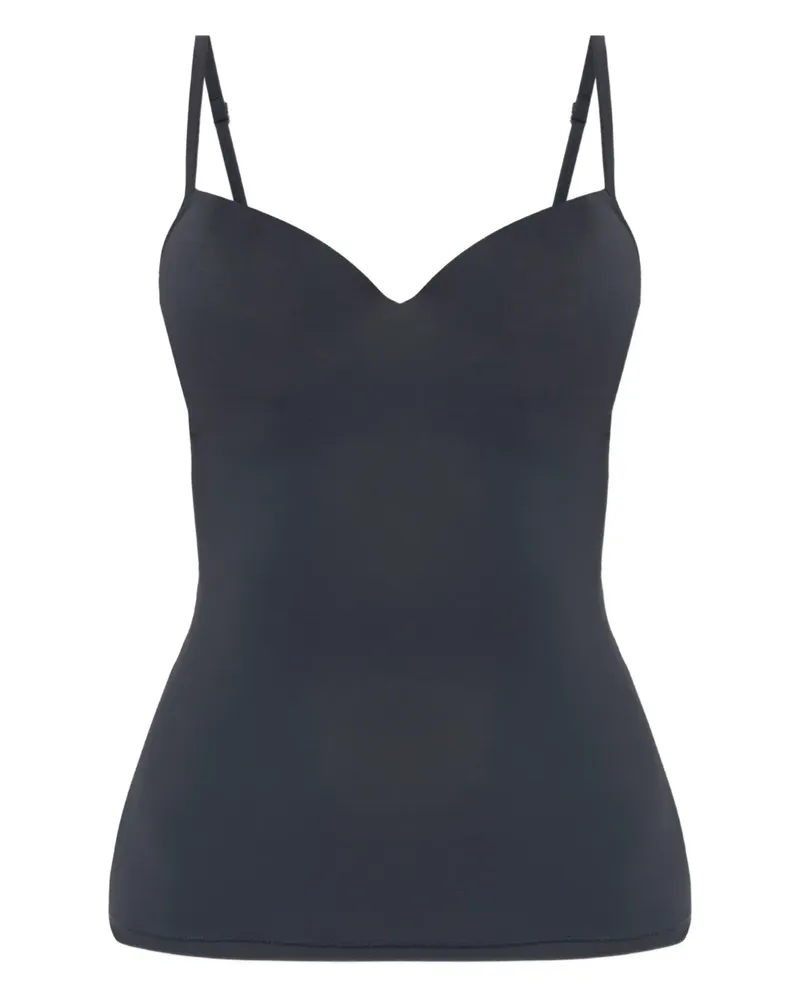 Hanro Wattiertes BH-Camisole - Schwarz Schwarz