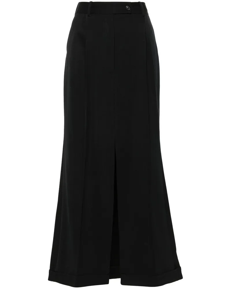 Viktor & Rolf Maxirock mit hohem Bund - Schwarz Schwarz