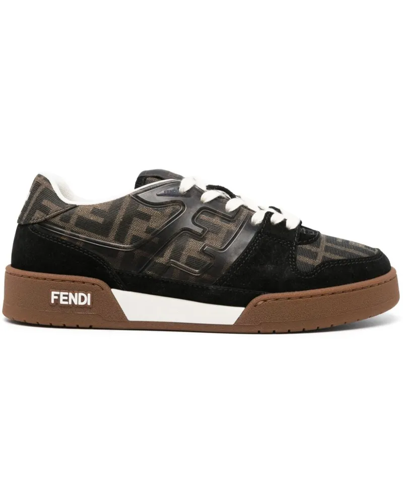 Fendi Sneakers mit Zucca-Monogramm - Schwarz Schwarz