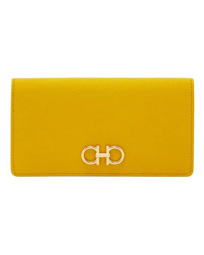 Ferragamo Gancini continental wallet - Gelb Gelb