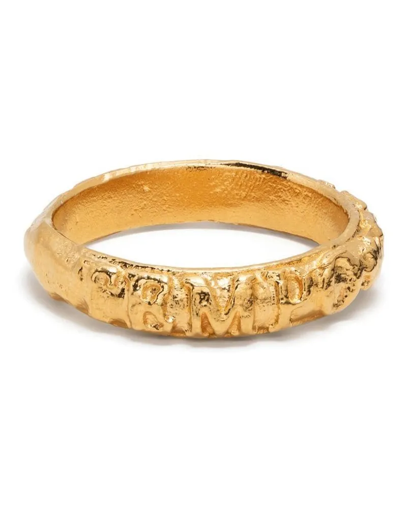 Alighieri Tempo Ring mit Logo - Gold Gold