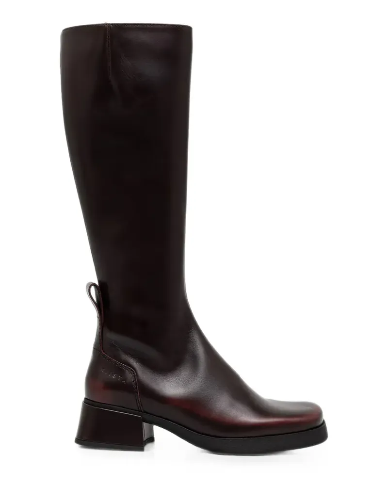 Miista Brunildha square-toe knee-length boots - Rot Rot