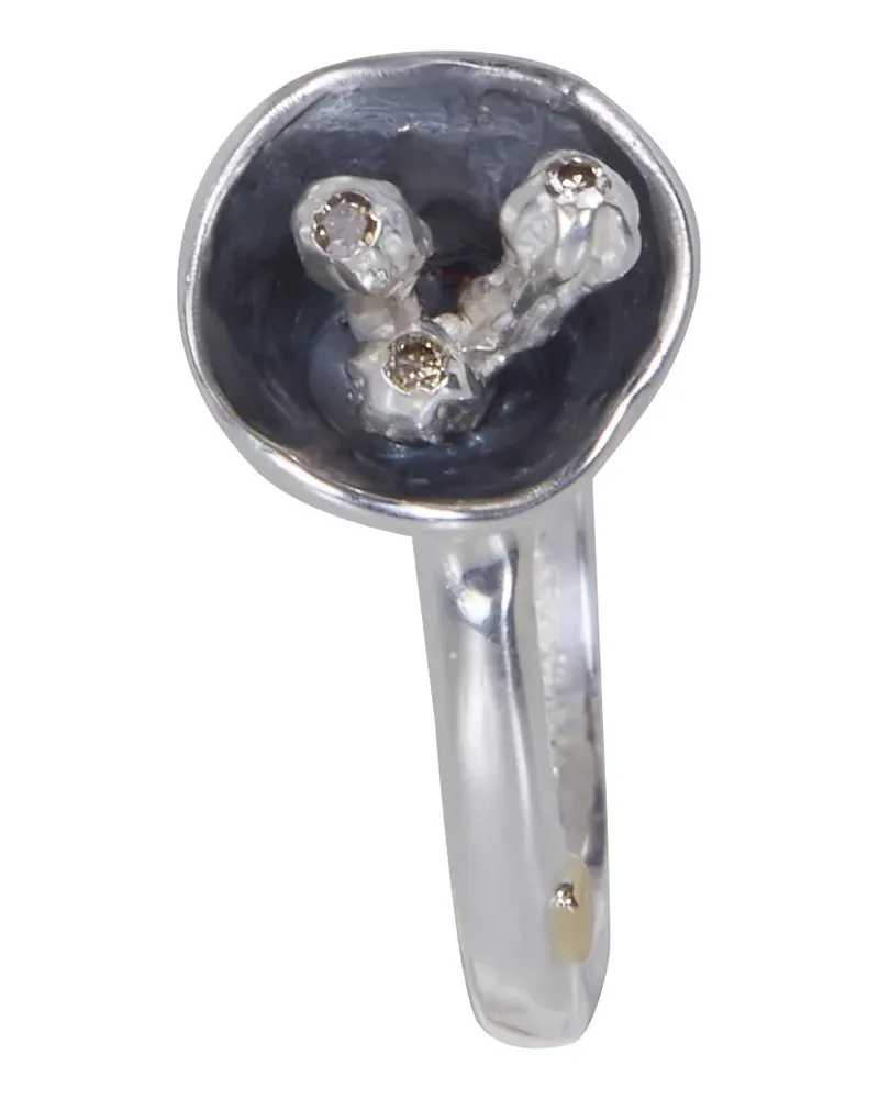 Rosa Maria diamond ring - Silber Silber