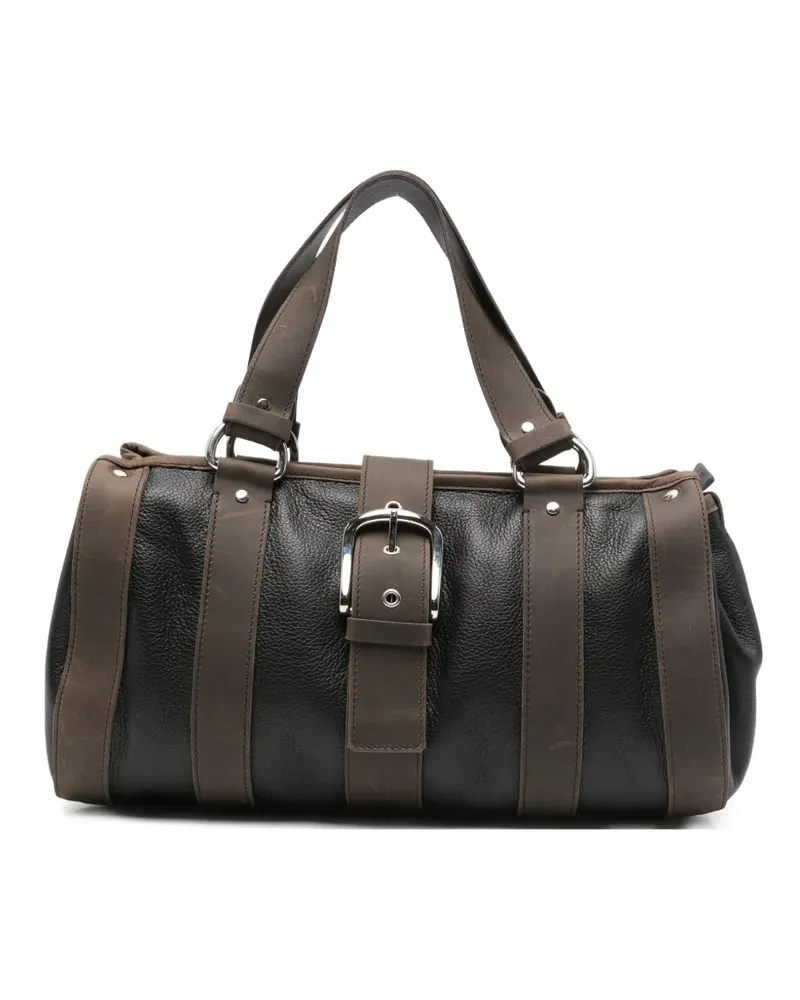 GIMAGUAS Laura buckle-fastening tote bag - Schwarz Schwarz
