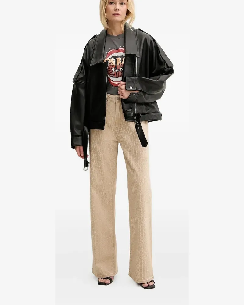 Guess Gerade Jeans mit Verzierung - Nude Nude