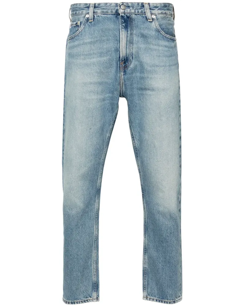 Calvin Klein Tief sitzende Tapered-Jeans - Blau Blau